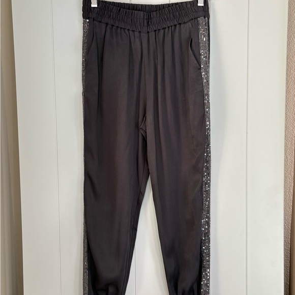 Halogen Gray Ankle Pants with Sequin Detail - Picture 8 of 8